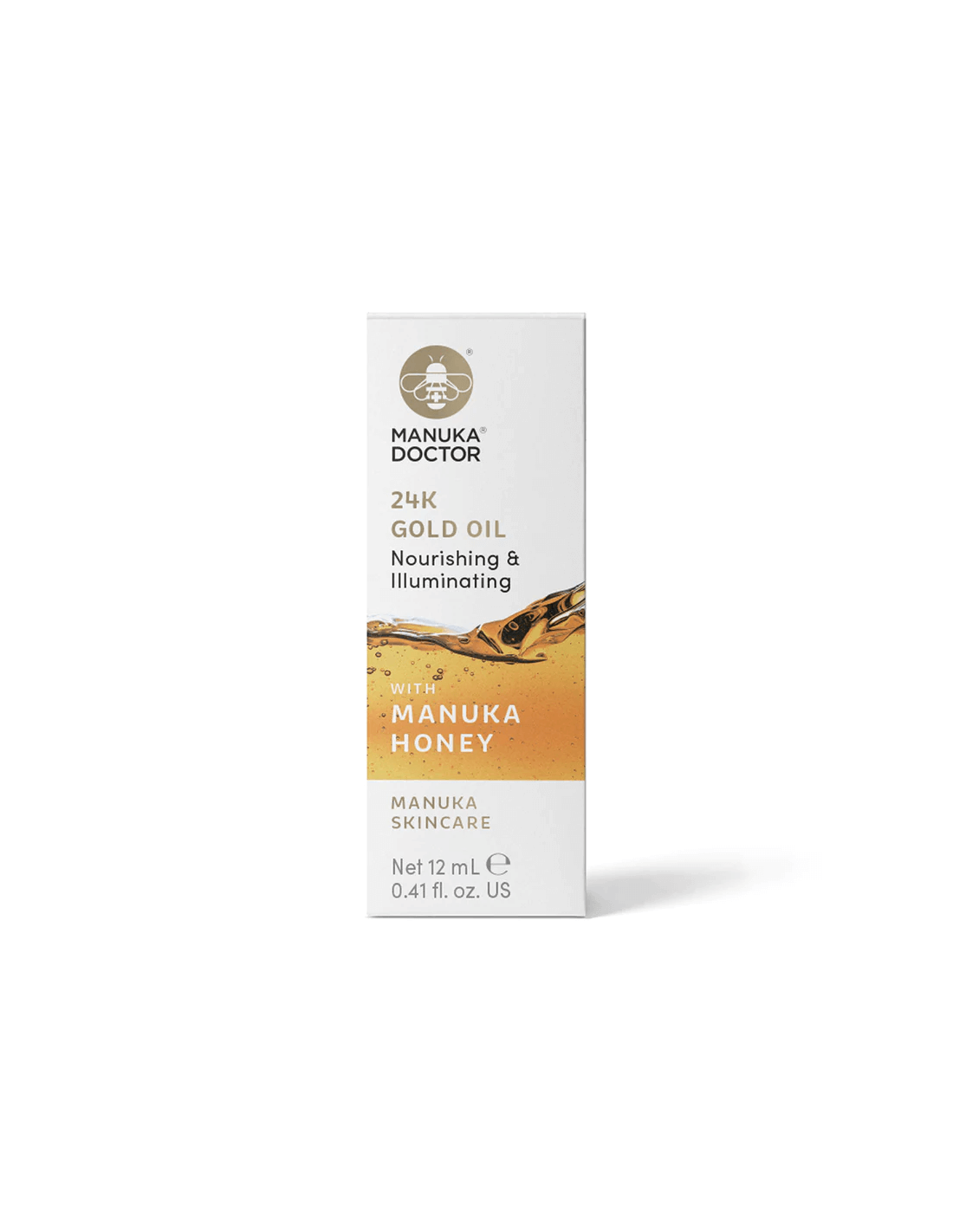 24K Gold Oil with Manuka Honey - Ulje za lice s 24K zlatom i manuka medom, 12 ml