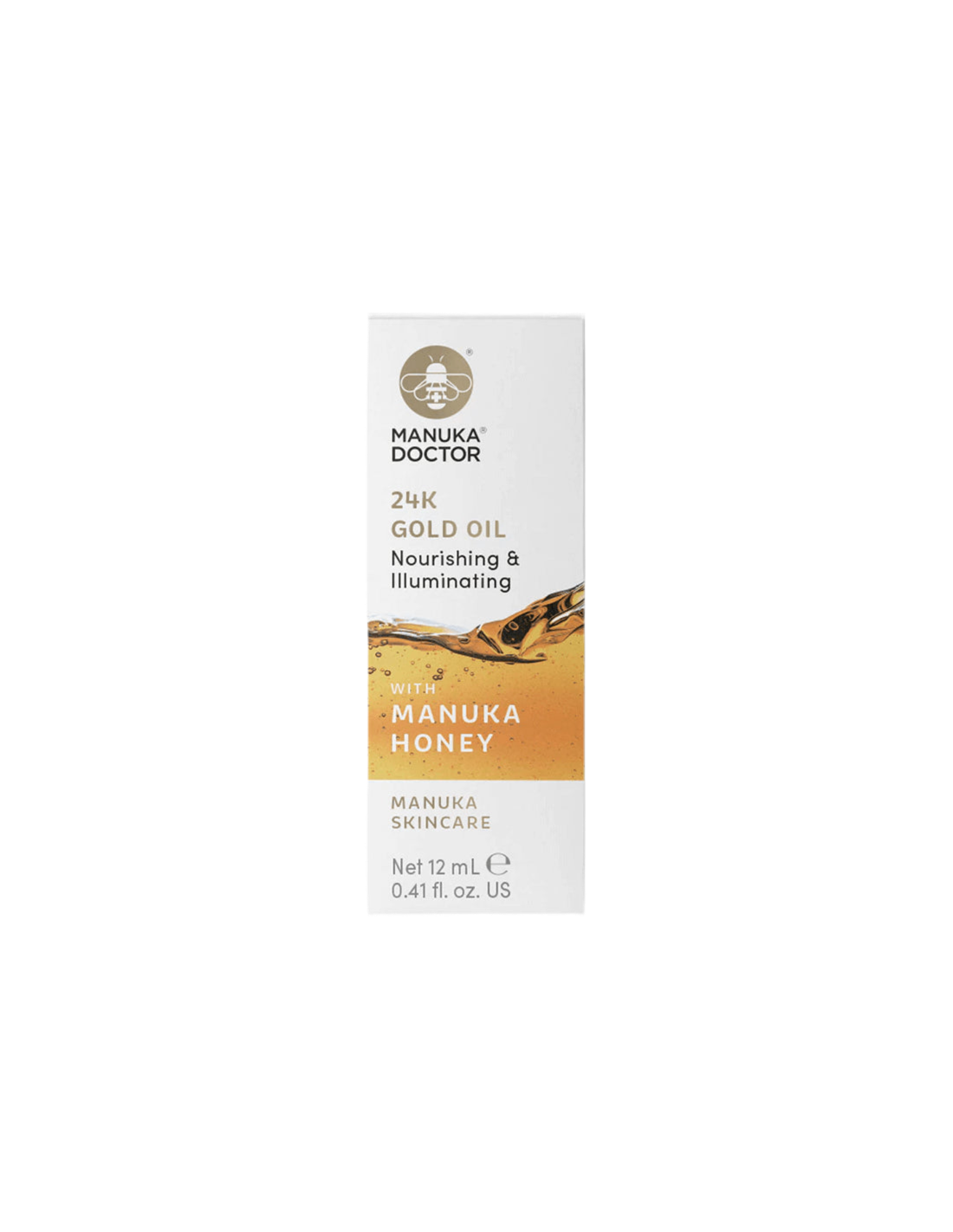 24K Gold Oil with Manuka Honey - Ulje za lice s 24K zlatom i manuka medom, 12 ml