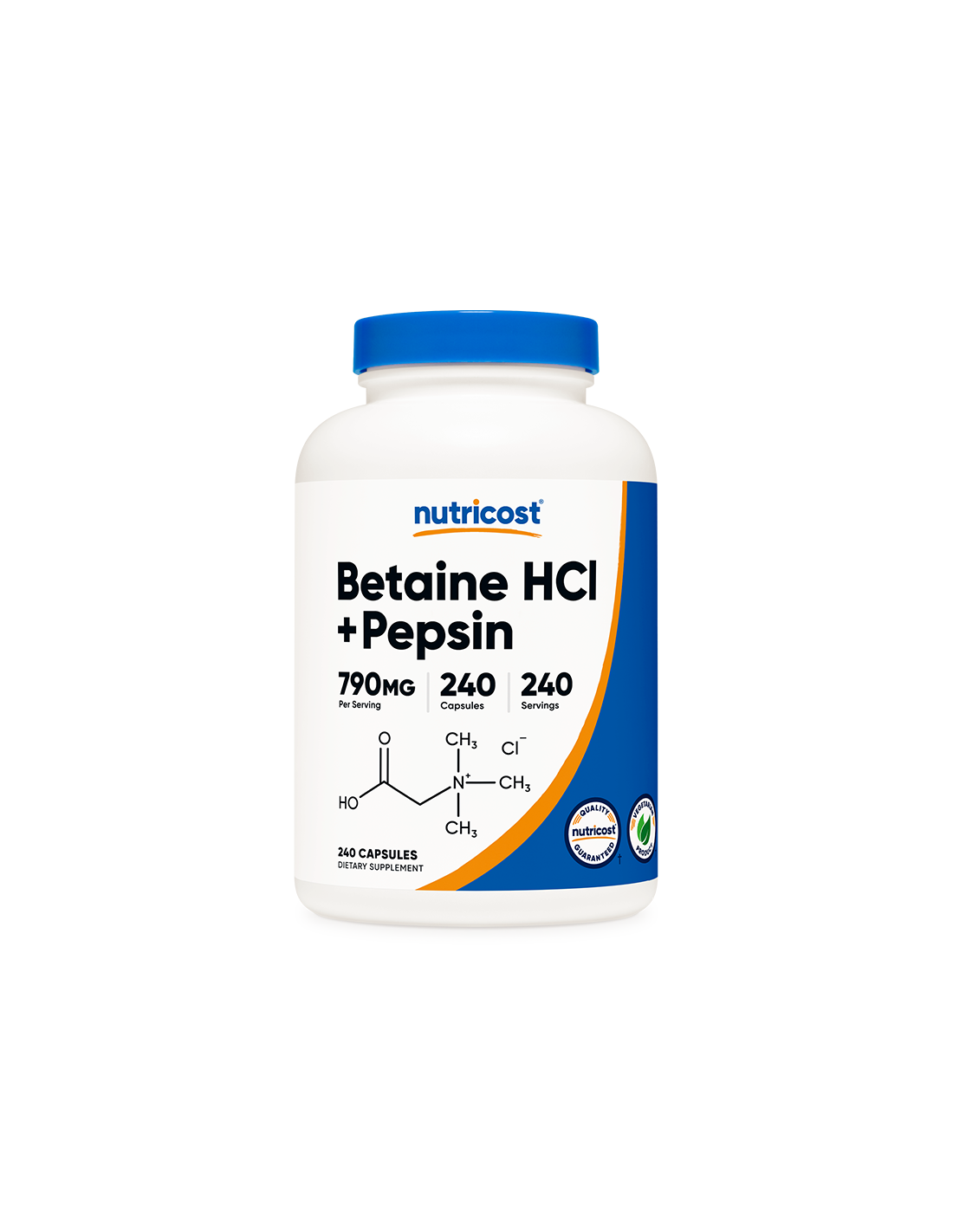 Probava - Betain hidroklorid + Pepsin, 240 <tc>Nutricost</tc> Kapsule