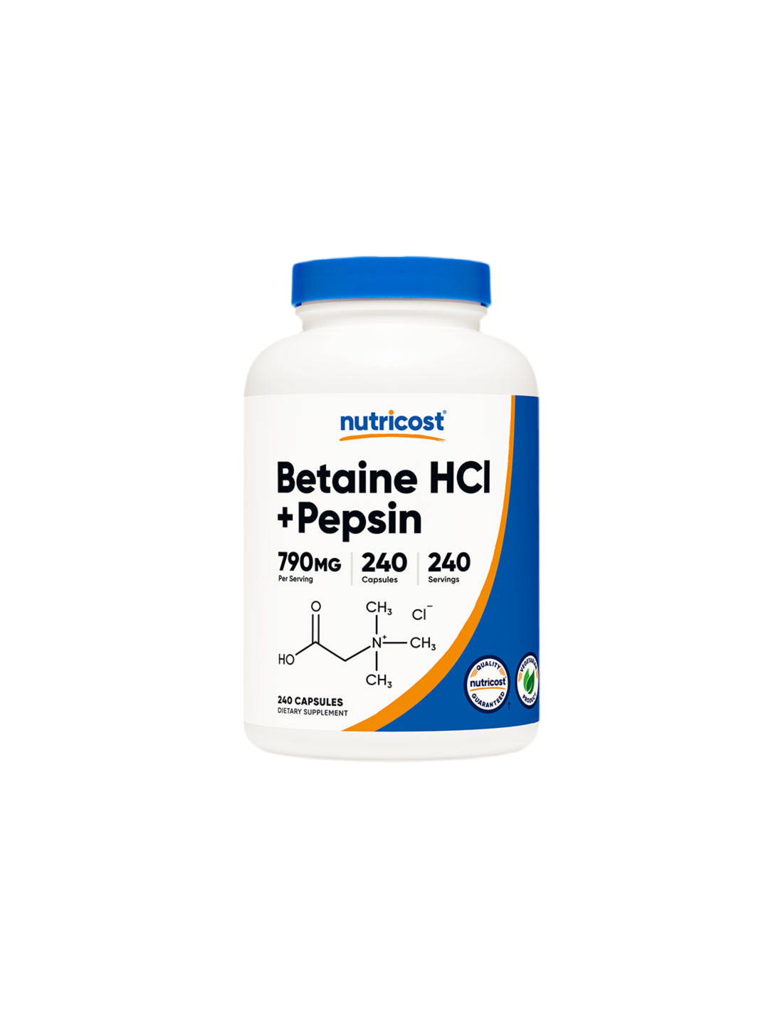 Probava - Betain hidroklorid + Pepsin, 240 <tc>Nutricost</tc> Kapsule