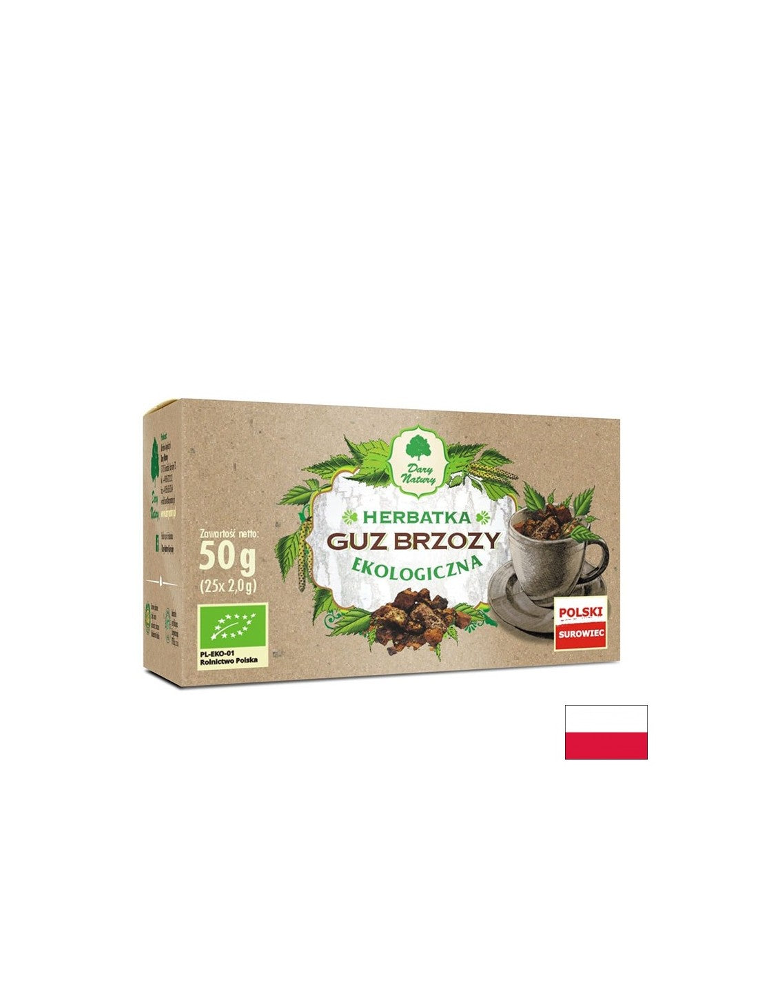 Chaga gljiva i breza gljiva u prahu - Bio, 25 filter vrećica