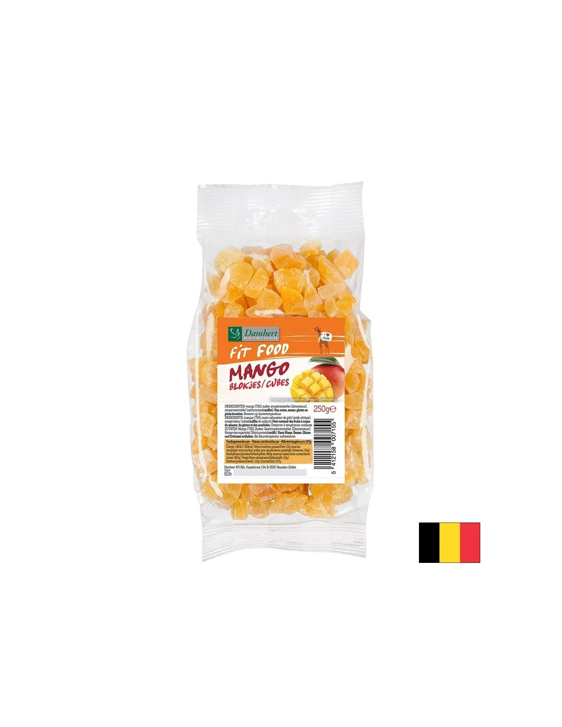 Sušeni mango na kockice, 250 g