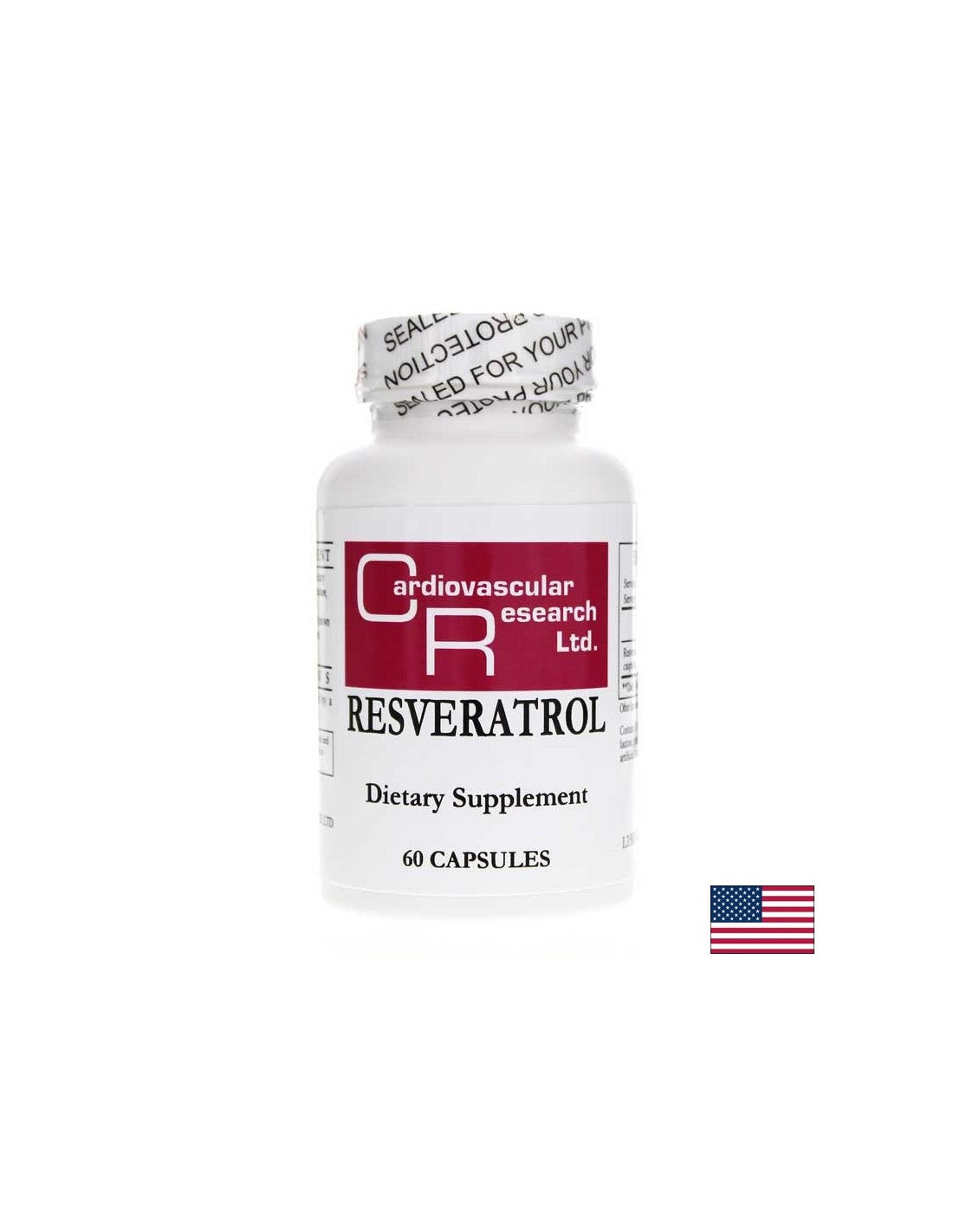 Resveratrol - Kardiovaskularno zdravlje, Cirkulacija, 250 mg, 60 kapsula