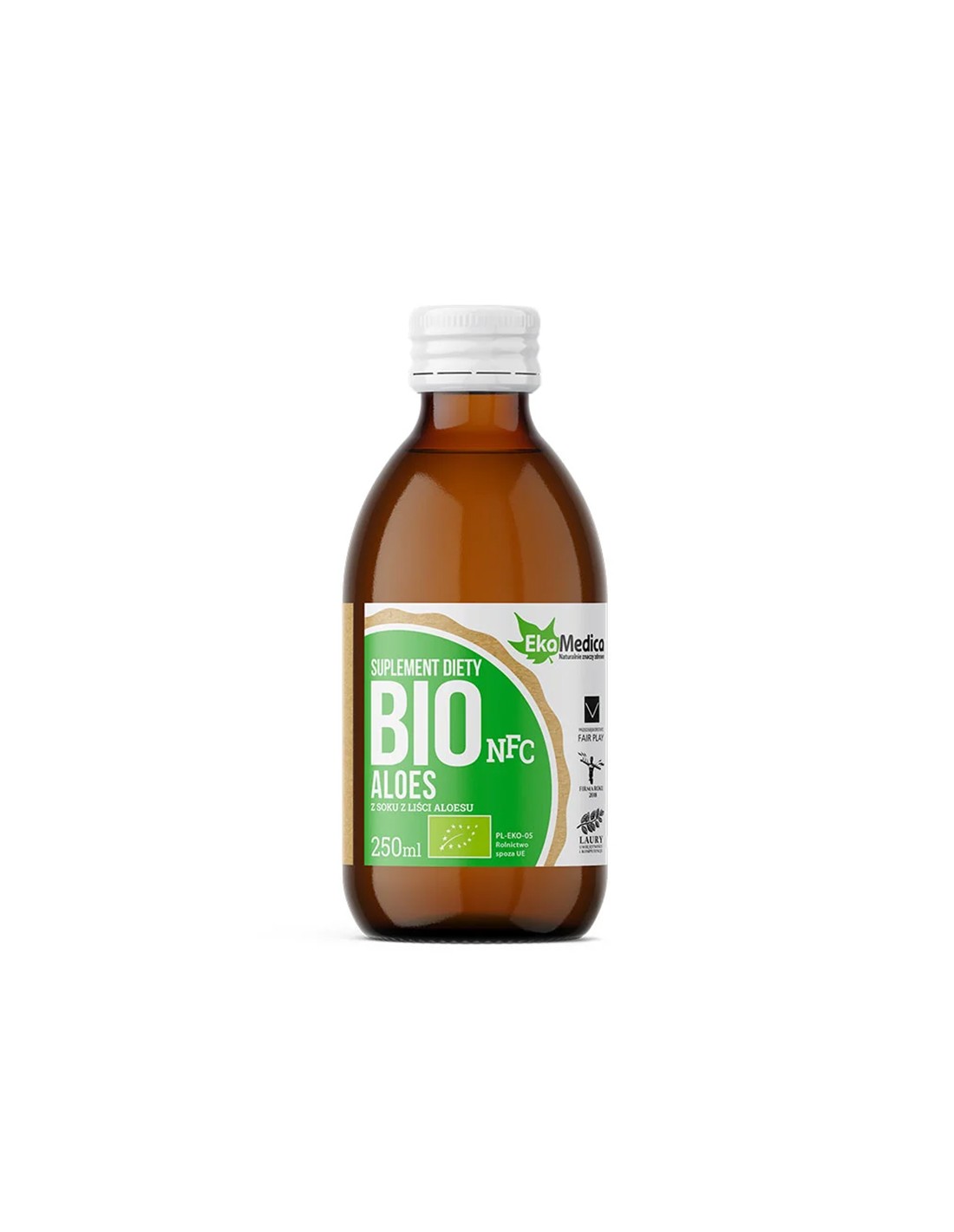 Organski sok od lista aloe vere - Dobra probava i jak imunitet, 250 ml, 5 doza