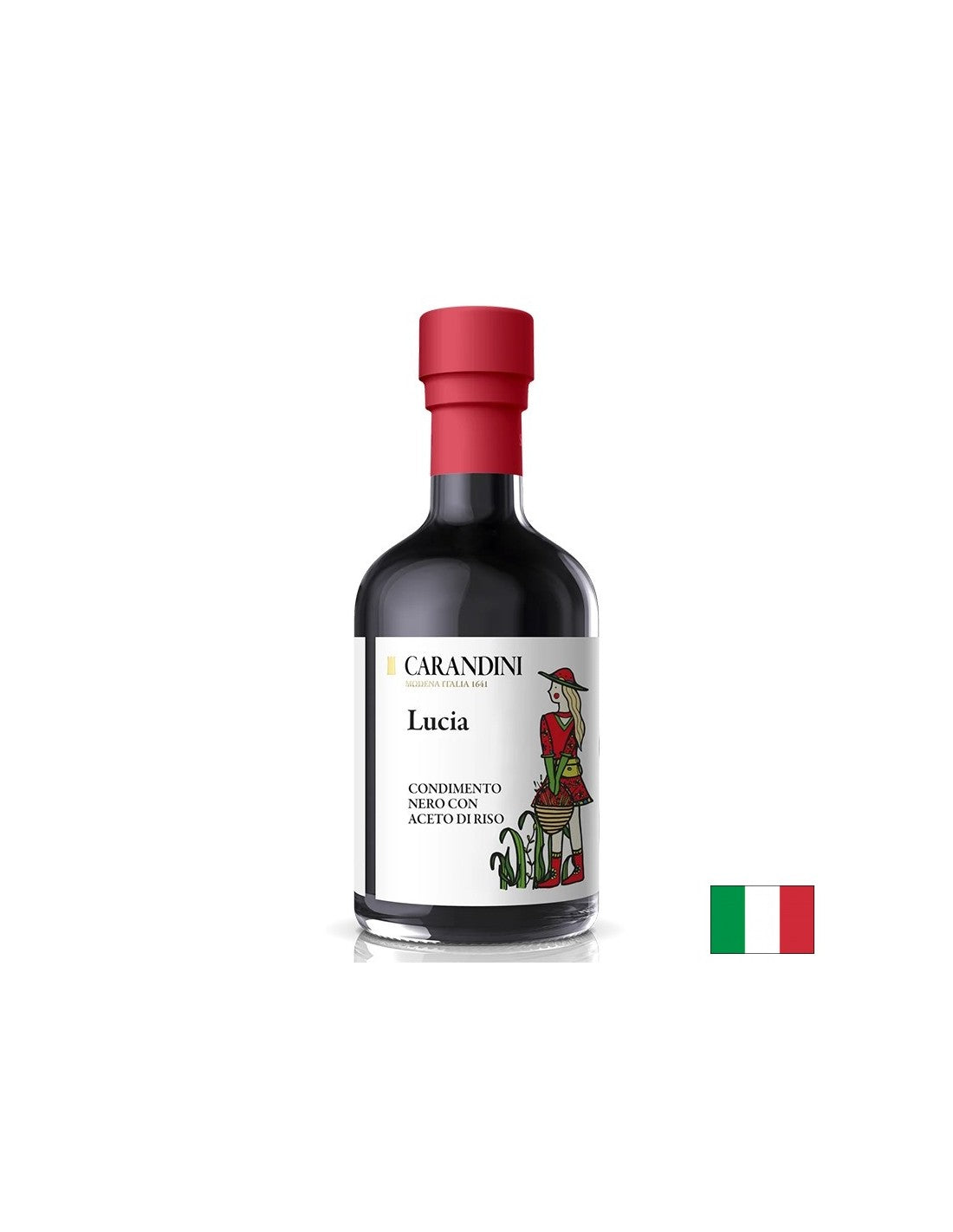 Crni preljev s rižinim octom Lucia, BIO, 250 ml