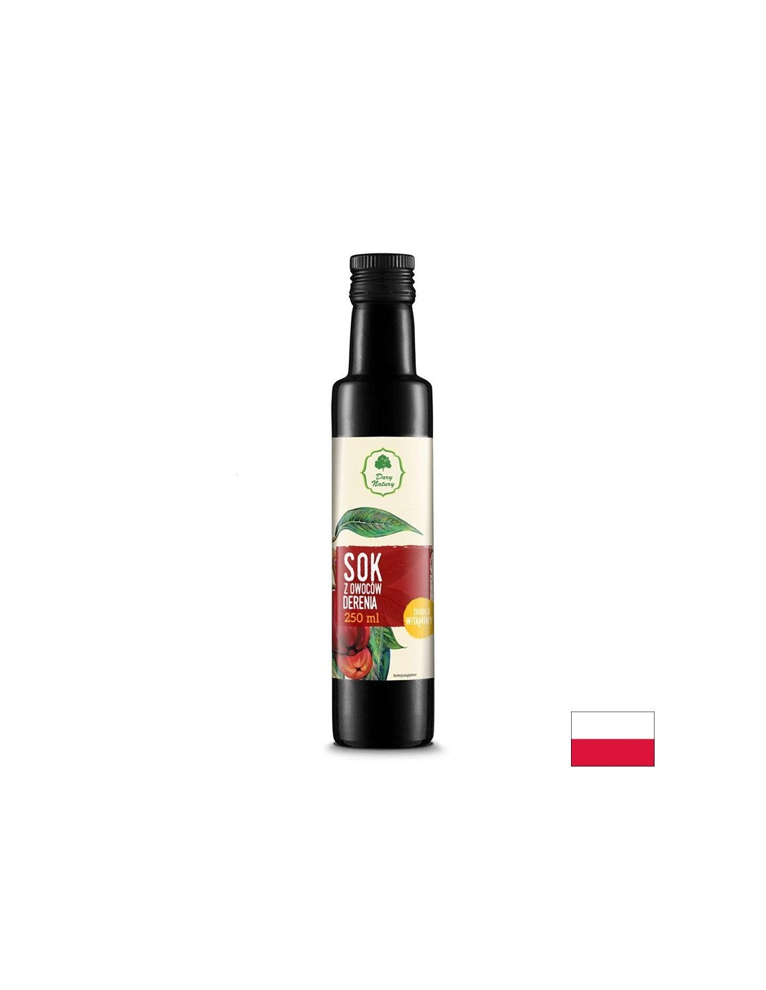 Organski sok od drijena za napitke i jela - Okrepljujuće i imuno-jačajuće djelovanje, 250 ml