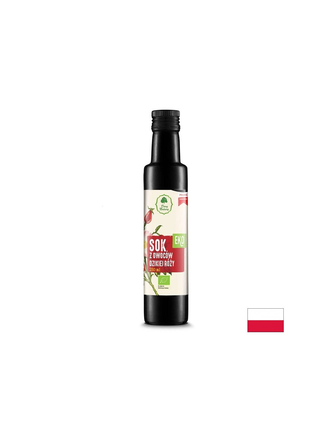 Organski sok od šipka za napitke i jela - Zdravlje imuniteta, kardiovaskularnog i metaboličkog sustava, 250 ml