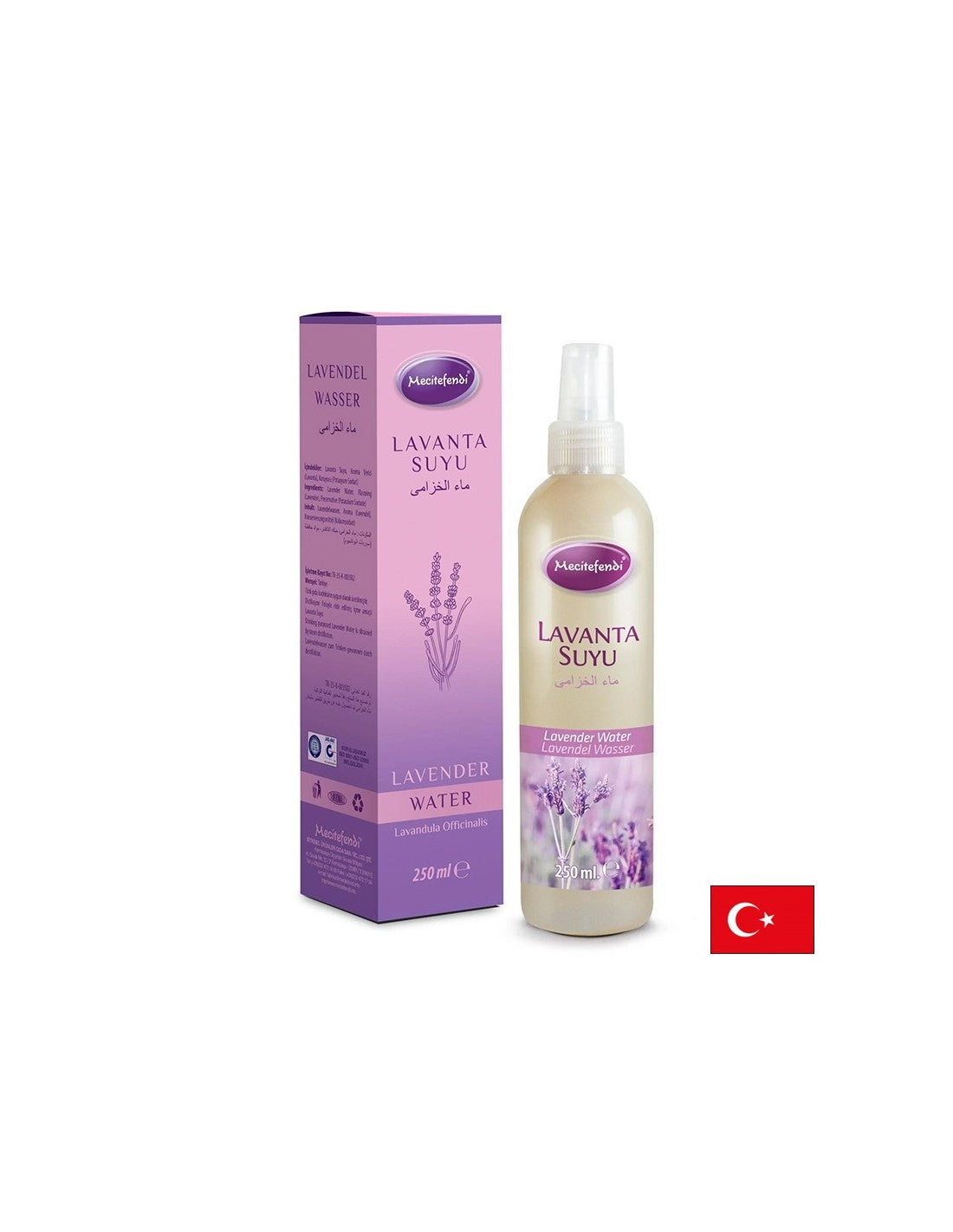 Aromatična vodica lavanda – njega kože i kose, 250 ml