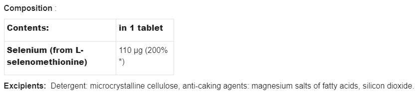Selen 100 mcg - 120 tableta