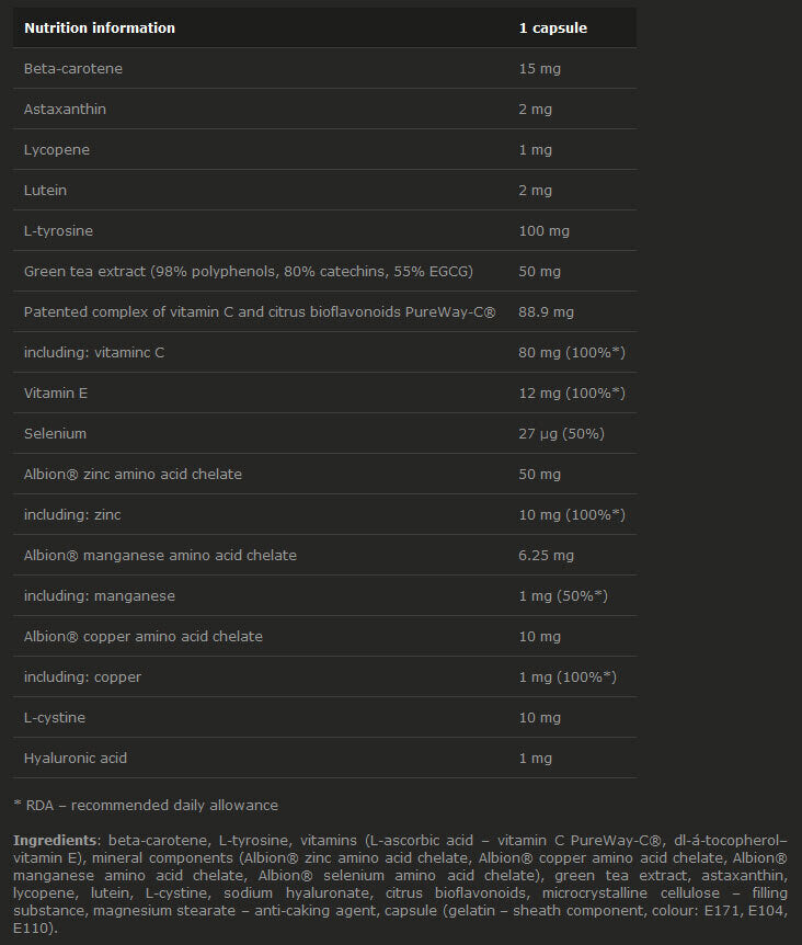 Beta-SOLAR 30 Caps. OLIMP - Feel You