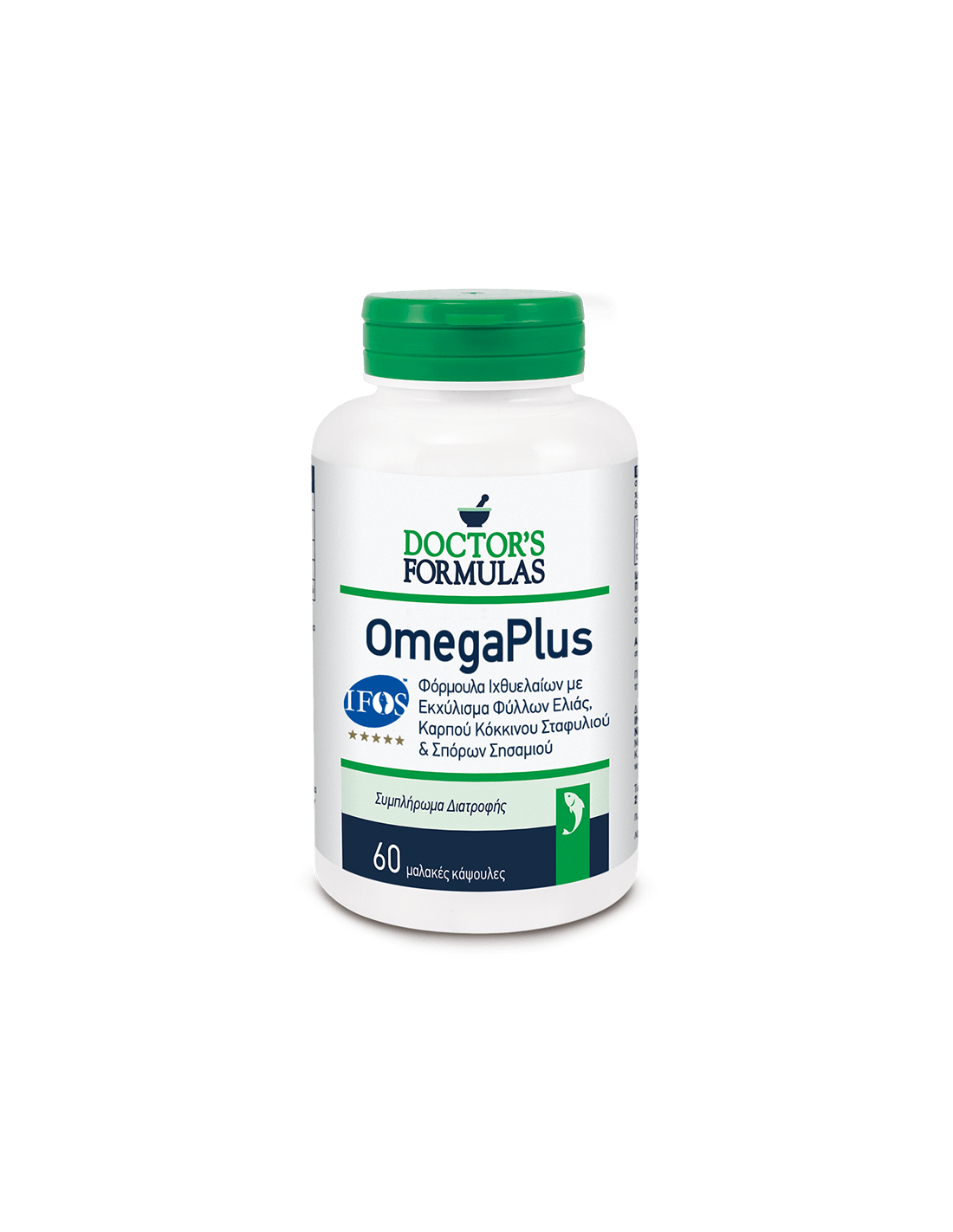 Omega Plus (Omega-3, maslina, sjemenke grožđa i sezam), 60 mekih kapsula Doctor's Formulas