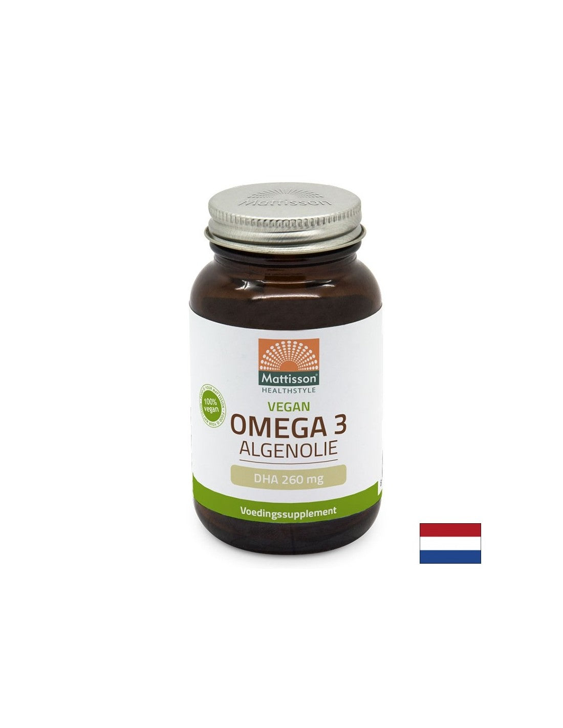 Funkcija mozga i srca - Omega-3 (iz algi), 60 V kapsula <tc>Mattisson Healthstyle</tc>