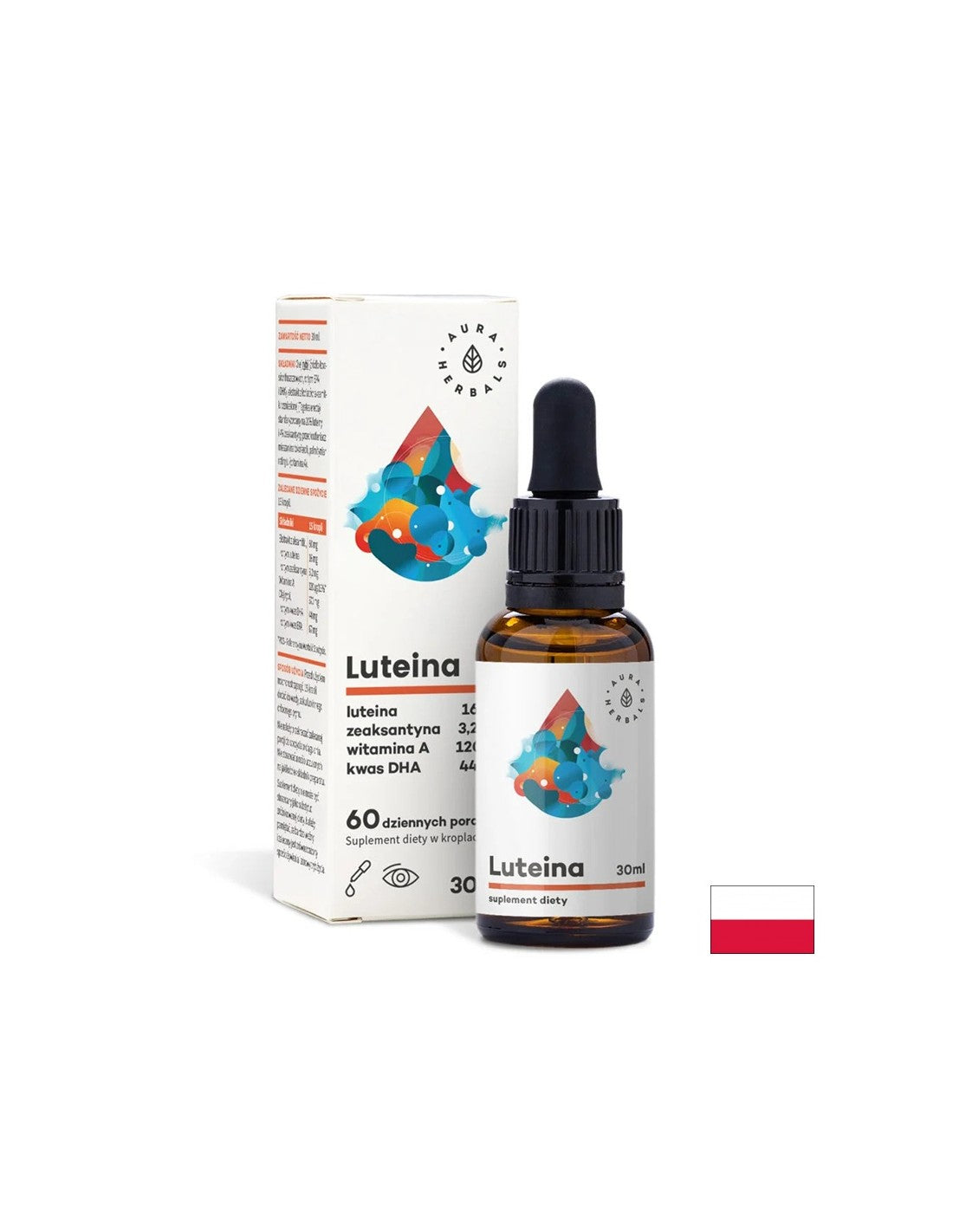 Zdravlje očiju - Lutein + zeaksantin + vitamin A i riblje ulje, 30 ml, kapi