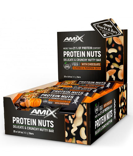Proteinske orašaste plodove hrskave orašaste šipke/25x40g