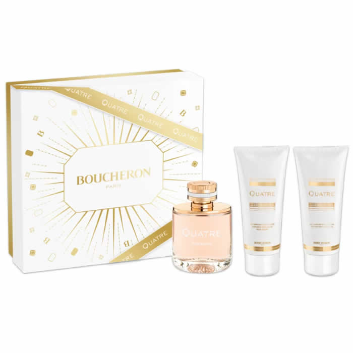 <tc>BOUCHERON</tc> Quatre Iconic za žene EDP 100 ml + BL 100 ml + SG 100 ml