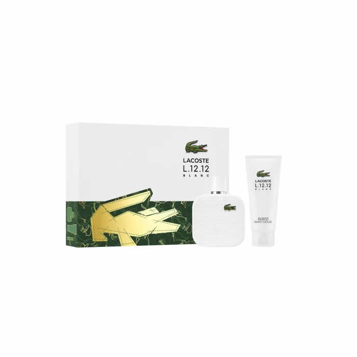 <tc>LACOSTE</tc> L.12.12 Blanc Men Eau De Toilette Spray 100ml set 2 komada
