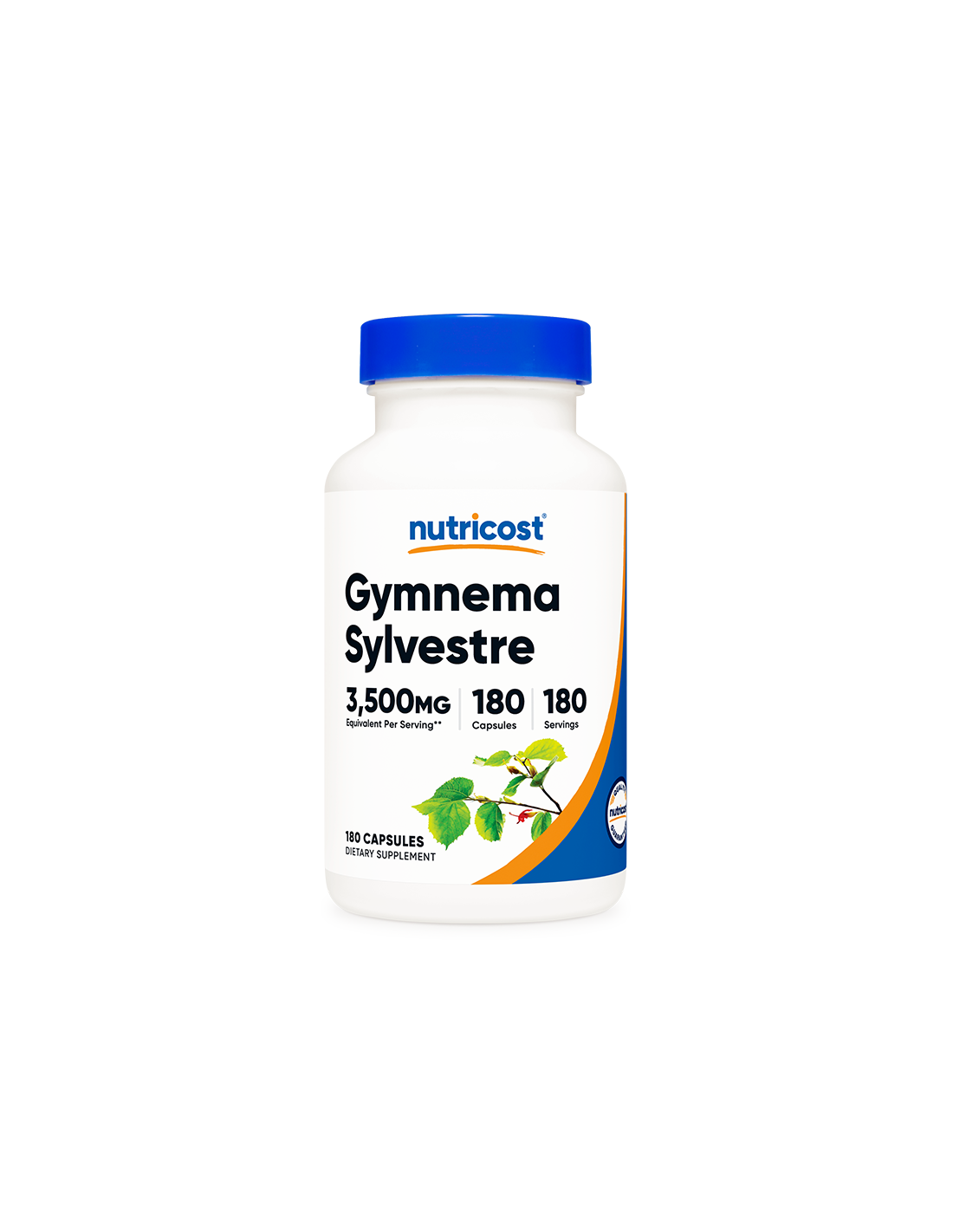 Dijabetes i šećer u krvi - Gymnema, 3500 mg/180 kapsula, 180 porcija <tc>Nutricost</tc>