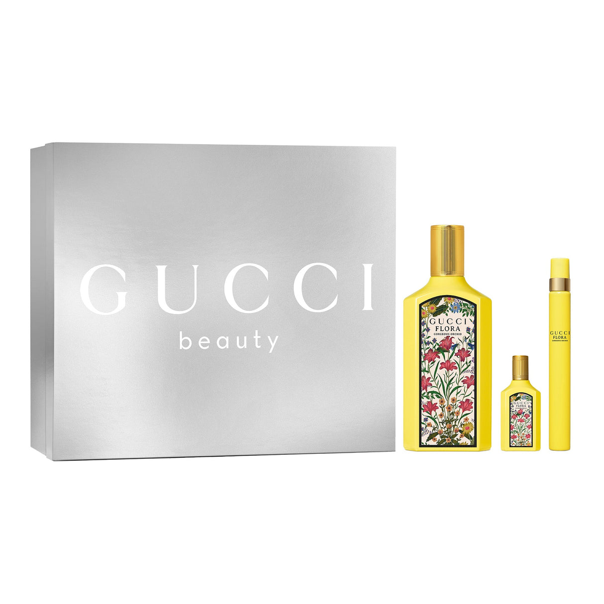 Gucci Flora raskošna orhideja eau de parfem 100ml set 3 komada