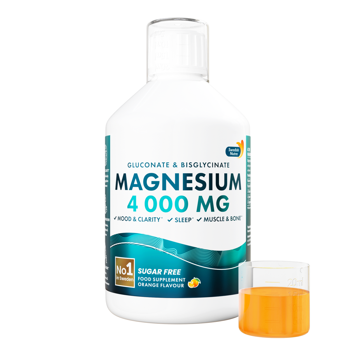 Tekući magnezij 4000 (bisglicinat i glukonat) | 500 ml