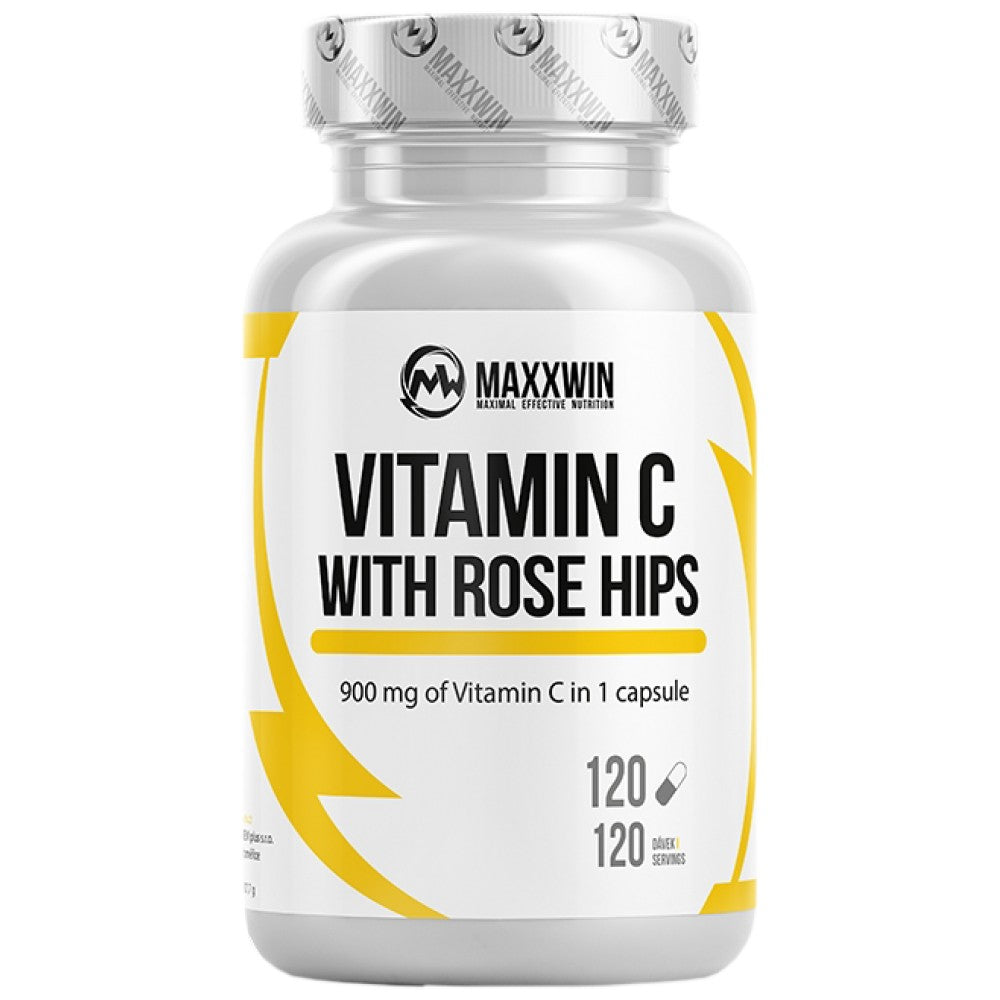 Vitamin C 900 mg | s ružičastim kukovima - 120 kapsula