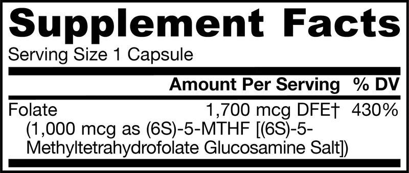 Metil folat 1000 mcg - 100 kapsula