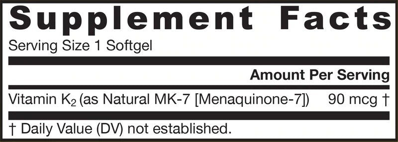 MK -7 90 mcg - 60 gel kapsula