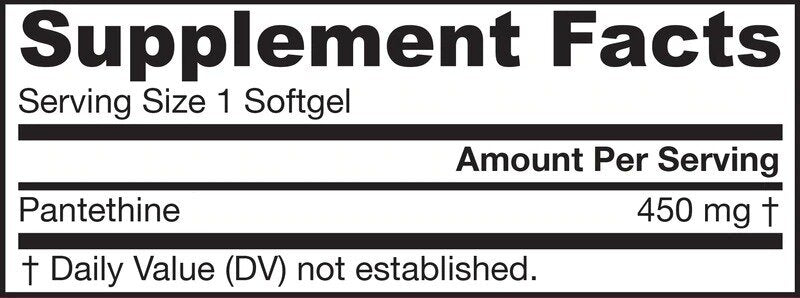 Pantetin 450 mg - 60 gel kapsula