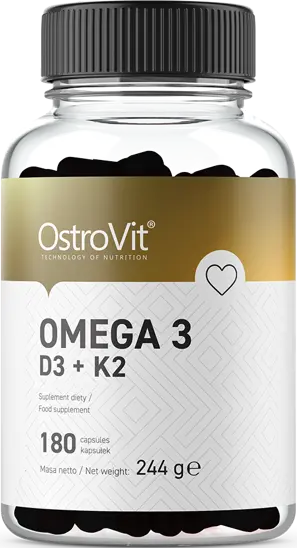 <tc>OstroVit</tc> Omega 3 / D3 + K2 - 180 gel kapsula
