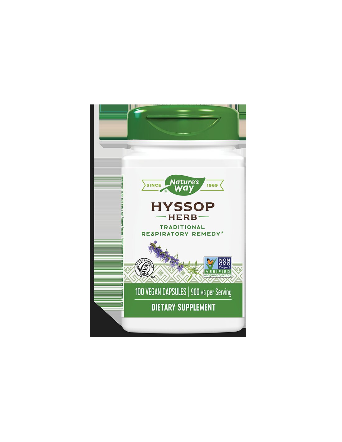 Za respiratorne infekcije, kašalj i sluz - Izop, 450 mg, 100 kapsula Nature's Way