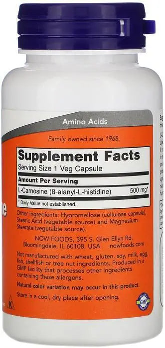 L -karnozin 500 mg - 100 kapsula