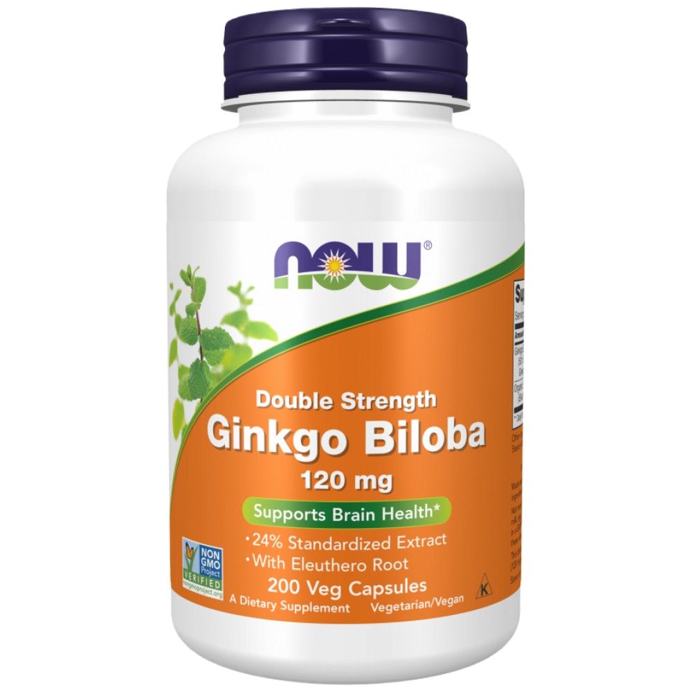 Ginkgo biloba 120 mg / dvostruka čvrstoća - 200 kapsula