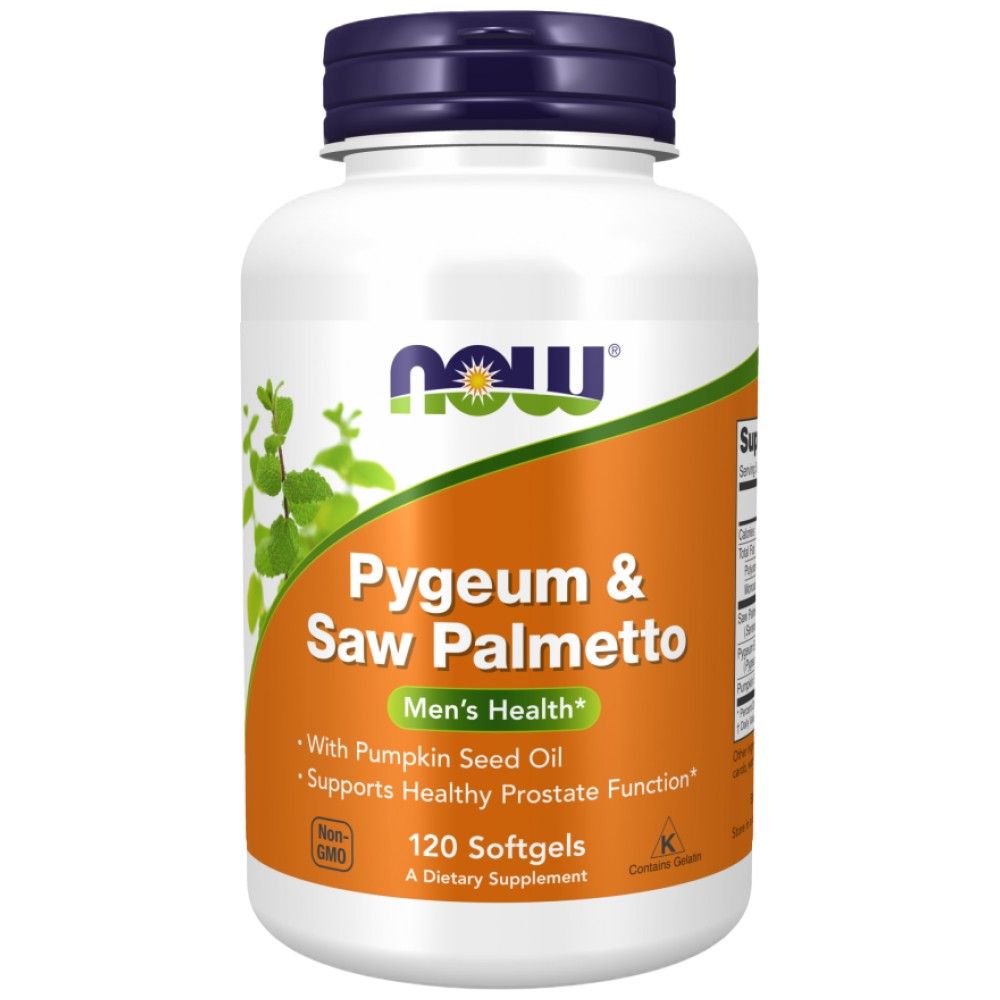 Pygeum i Saw Palmetto / Zdrava prostata - 120 gel kapsula