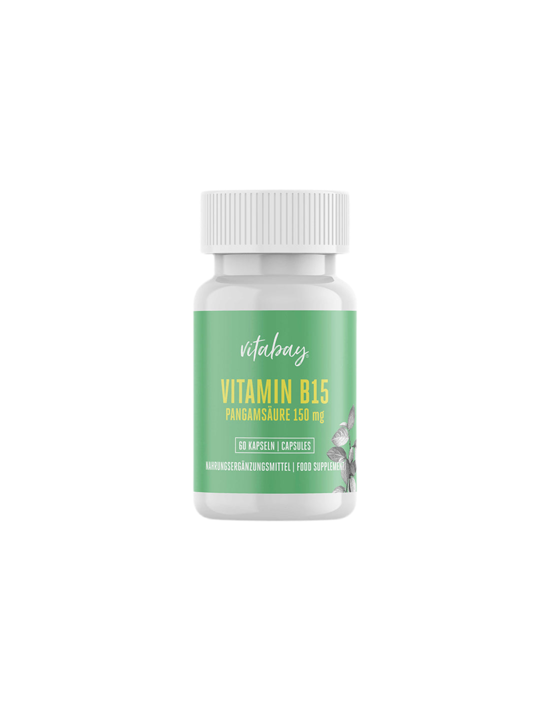 Vitamin B15 / Витамин В15 (Пангамова киселина), 60 капсули - Feel You