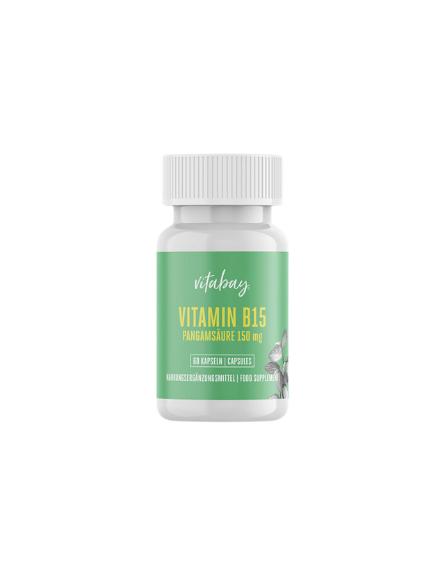Vitamin B15 / Витамин В15 (Пангамова киселина), 60 капсули - Feel You