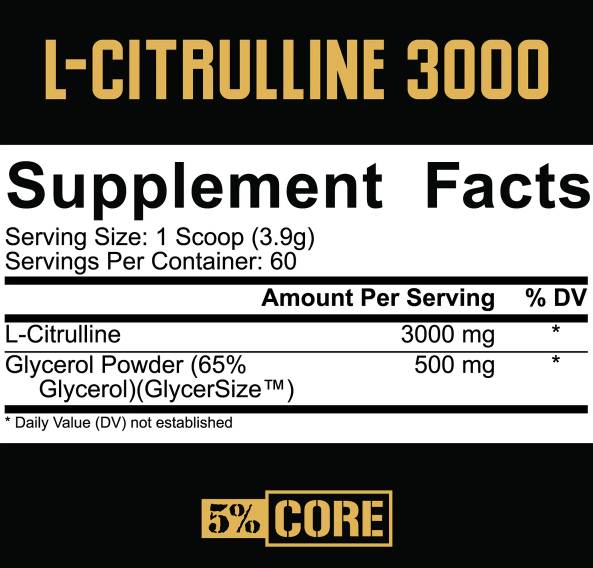 L-citrulin 3000 | s Glicersize ™ - 234 grama