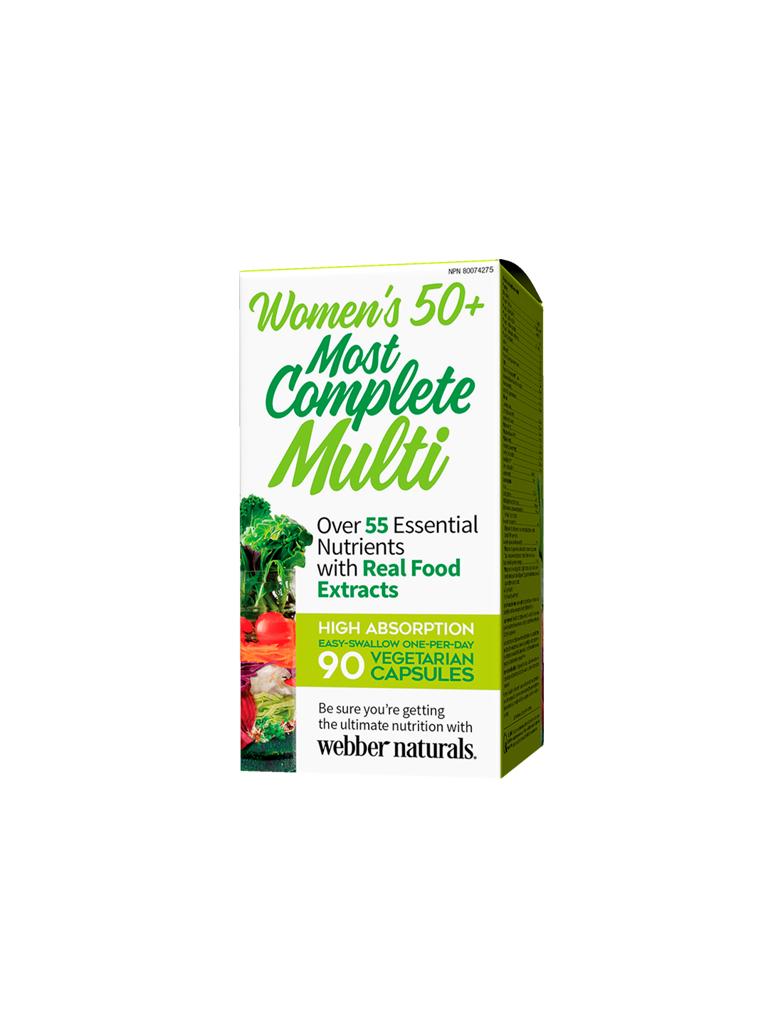 Multivitamini za žene 50+ - Najkompletniji multivitamin za žene 50+, 90 V kapsula <tc>Webber Naturals</tc>