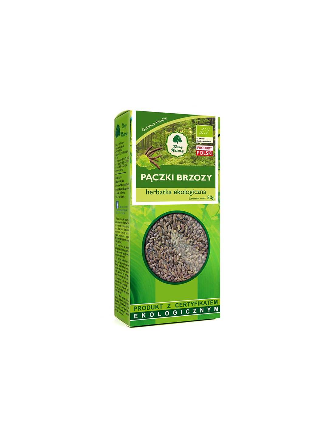 Bio pupoljci bijele breze, 50 g <tc>Dary Natury</tc>
