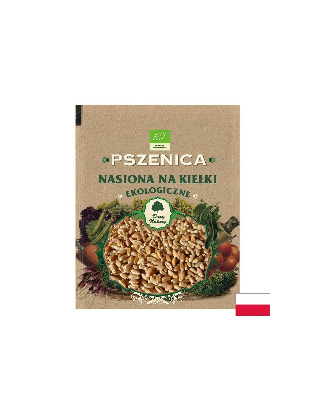 Pšenica (klijajuće sjemenke) organska, 50 g <tc>Dary Natury</tc>
