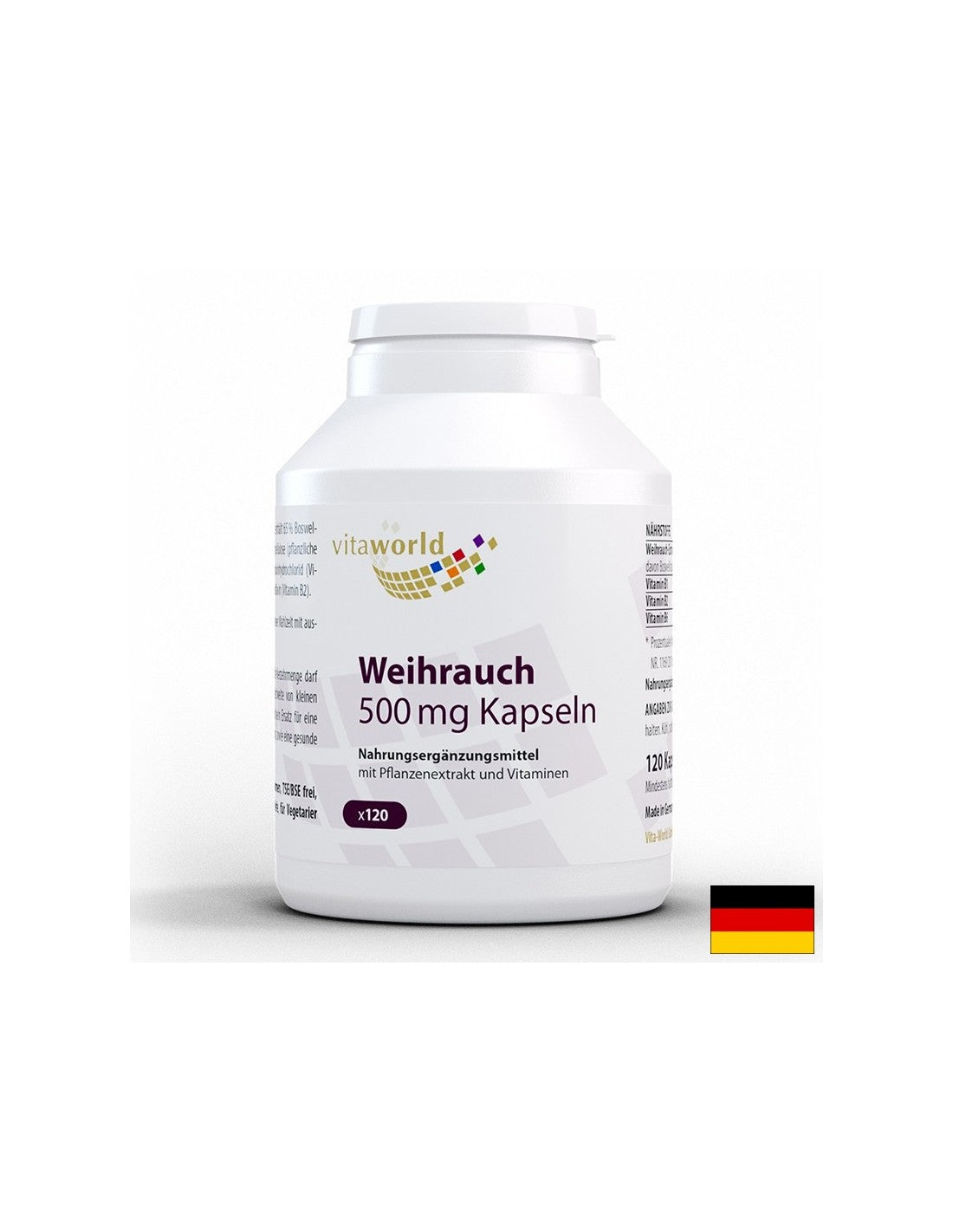 Za zdrave zglobove - Boswellia, 500 mg + vitamin B1, B2, B6, 120 kapsula