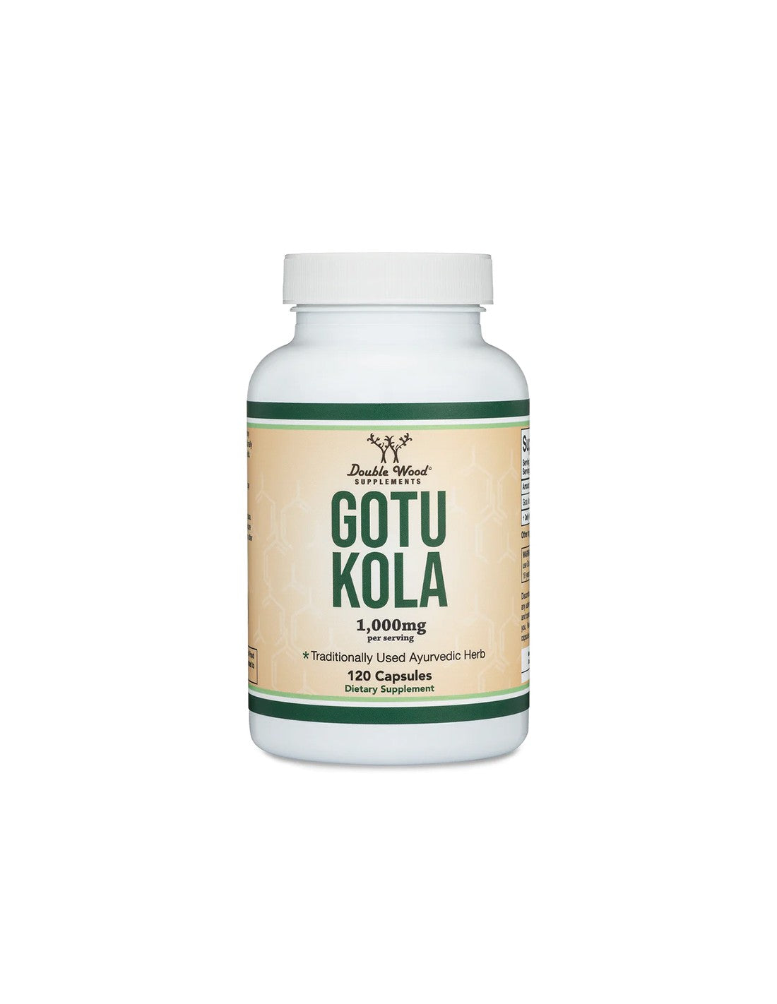 Gotu Kola - Cirkulacija, lijepa koža, zdravlje mozga, 500 mg, 120 kapsula za 2 mjeseca uzimanja