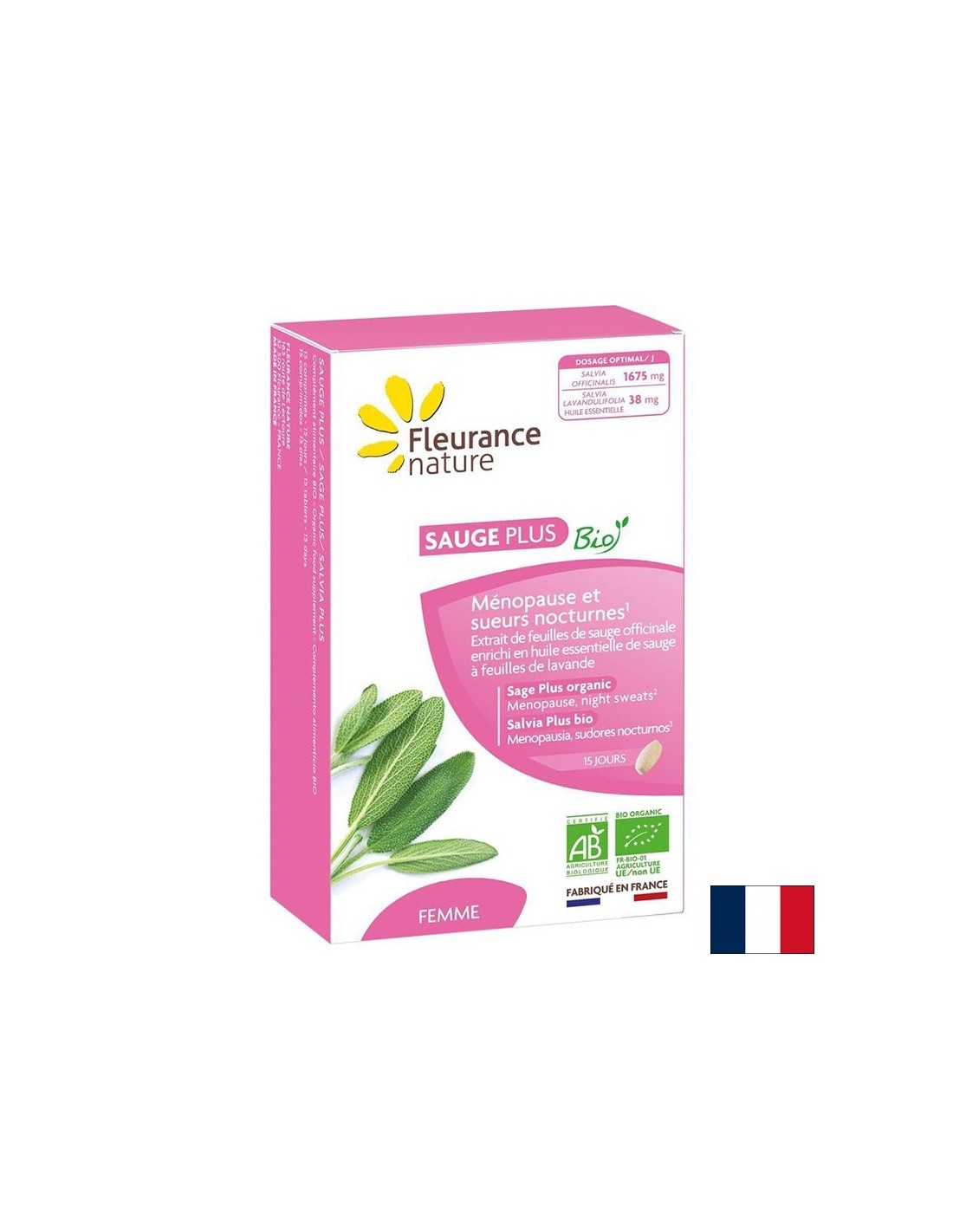 Za menopauzu i prekomjerno znojenje - Salvia+, 500 mg x 15 tableta