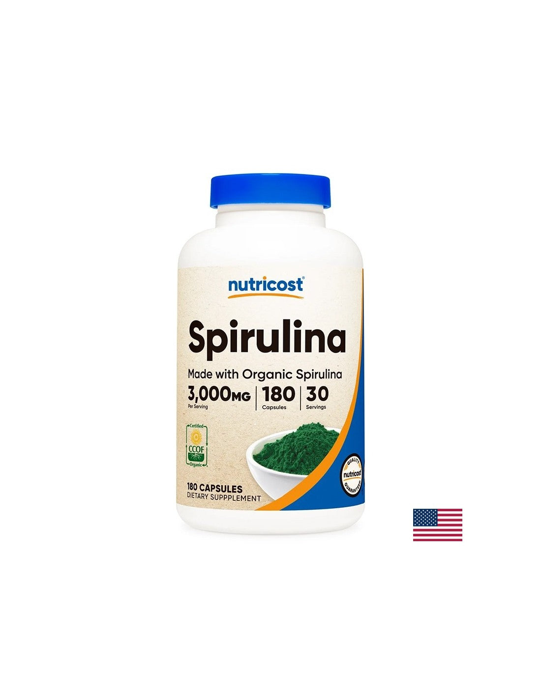 Immunity, Super antioksidans - Spirulina, 500 mg x 180 kapsula