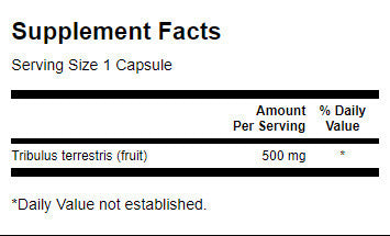 Full-Spectrum Tribulus Fruit 500 mg - 90 kapsula