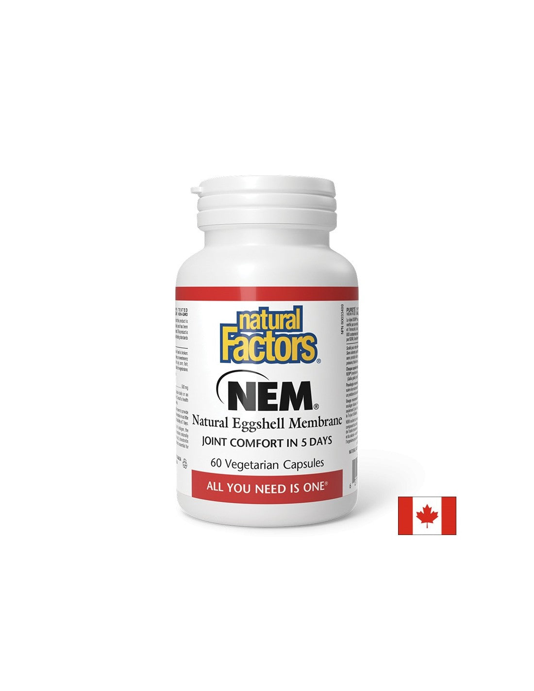 Kosti i zglobovi - NEM Natural Egg Membrane, 500 mg x 60 V kapsule