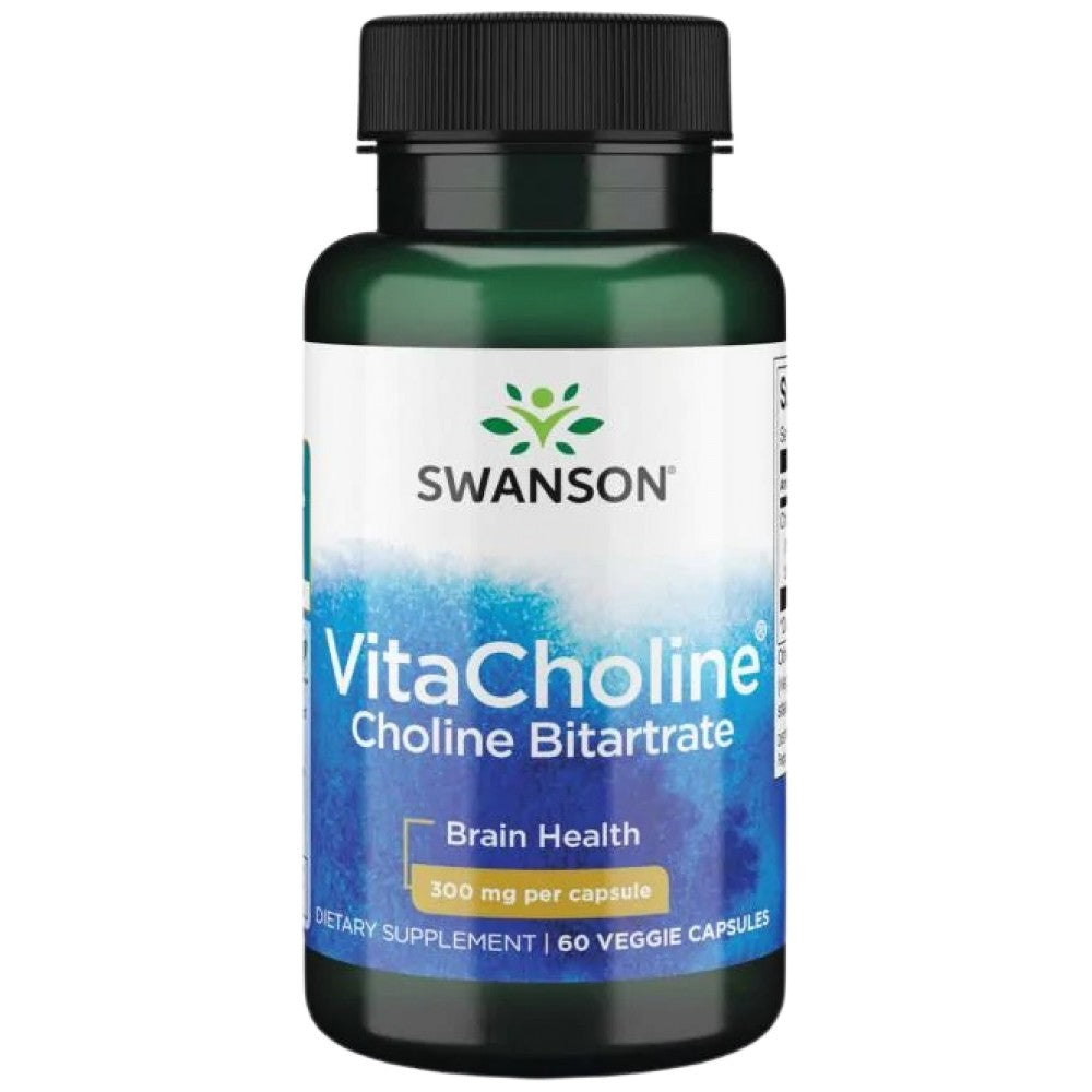 Vitacholine cholin bitartrate 300 mg 60 kapsula