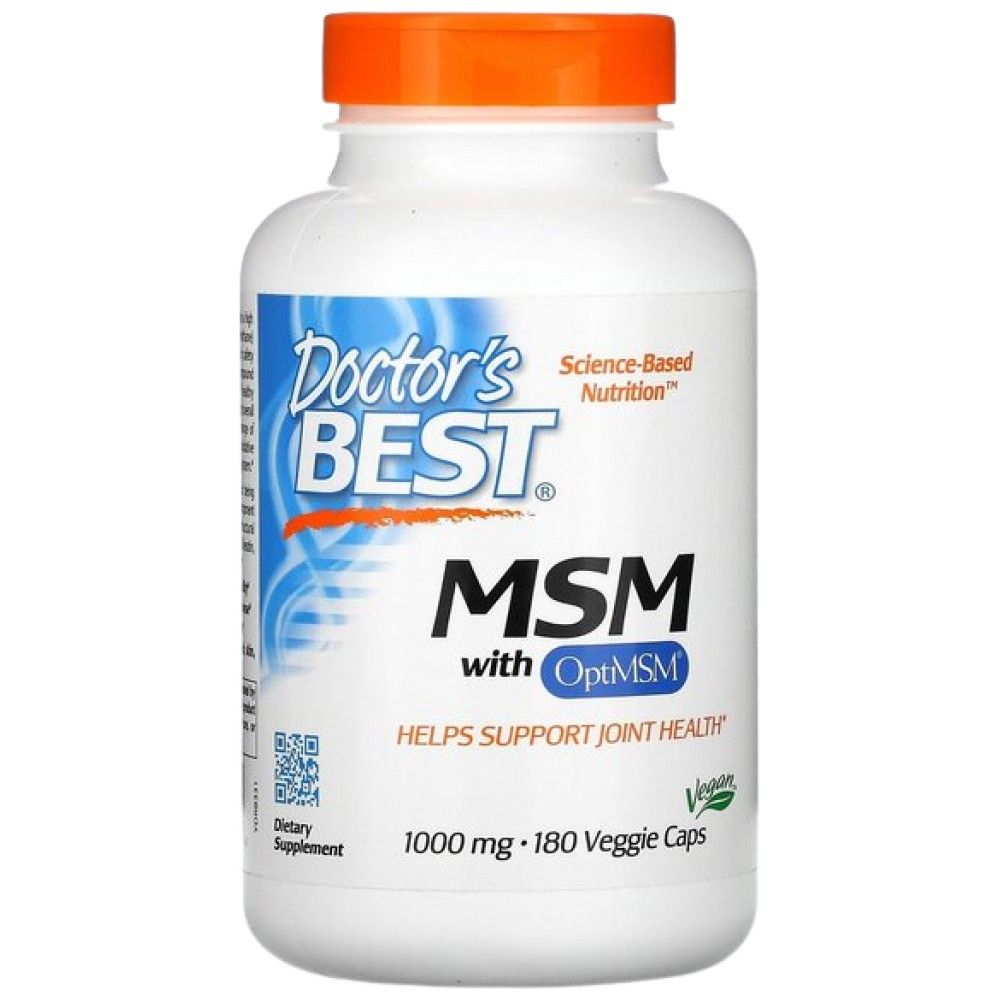 Najbolji veganski MSM 1000 mg | S Optimism - 180 kapsula