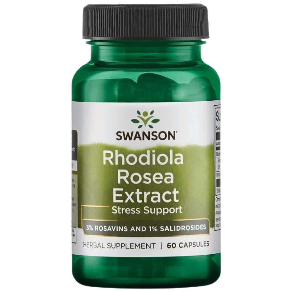 Ekstrakt Rhodiola Rosea | 3% R<tc>Osavi</tc>ns 60 kapsula