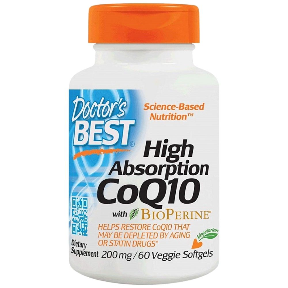 Najbolji CoQ10 s bioperinom 200 mg - 60 gel kapsula