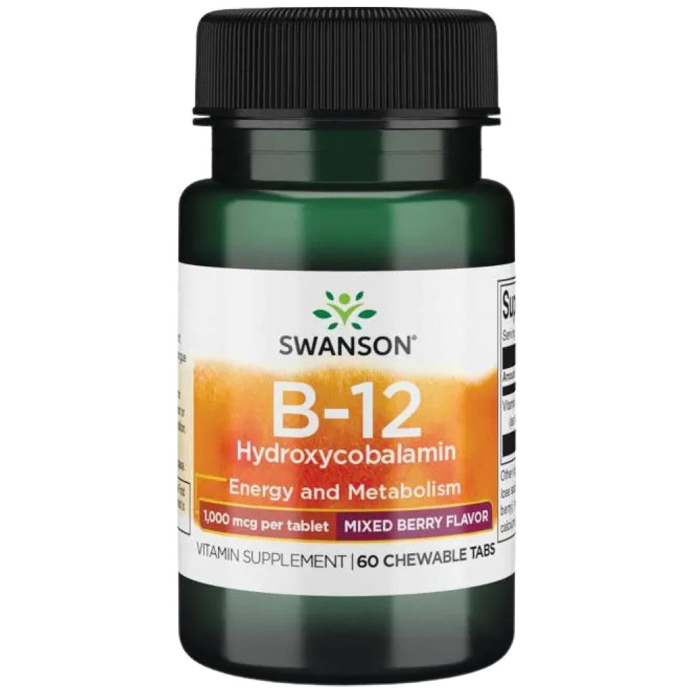 B-12 hidroksikobalamin 1000 mcg 60 tableta za žvakanje