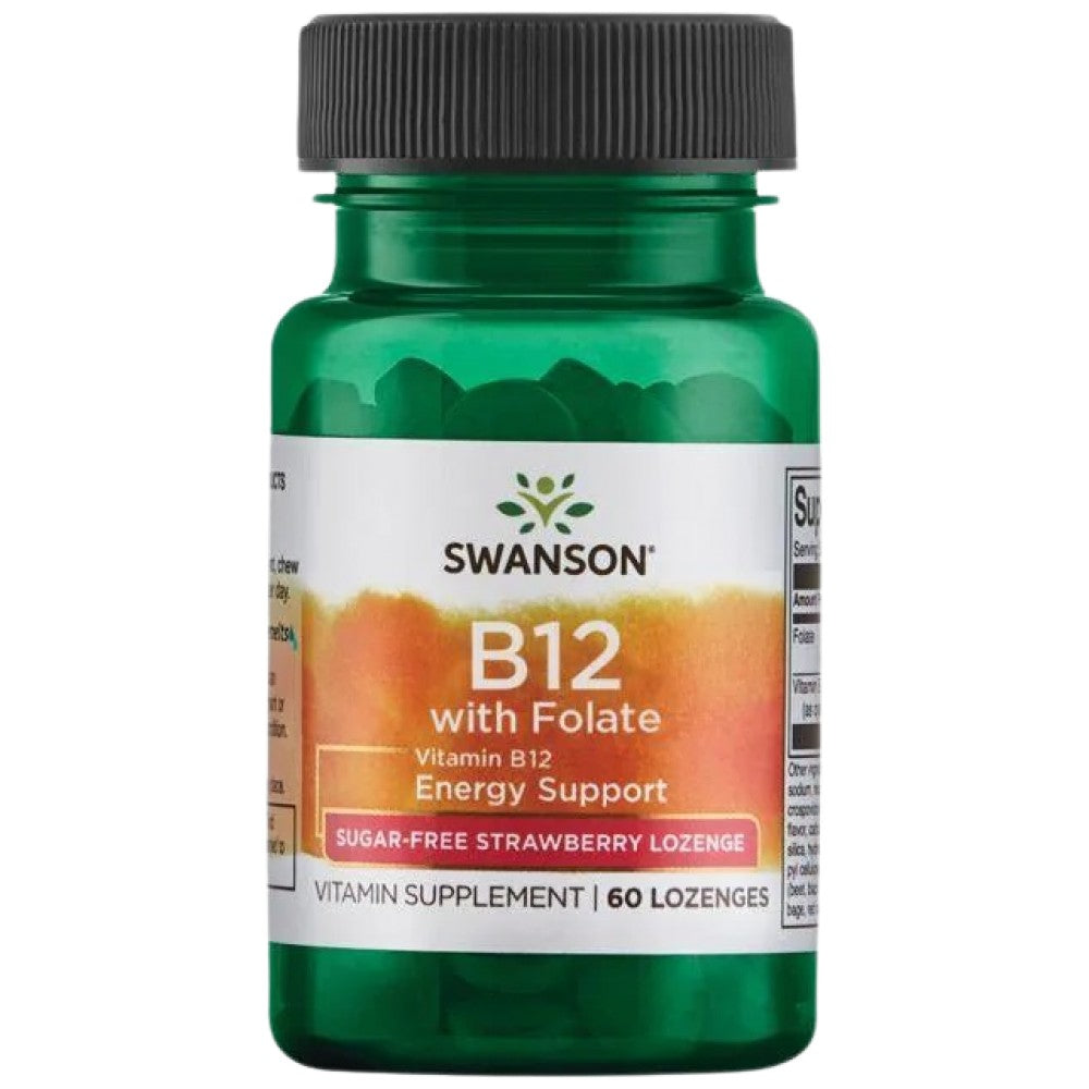 B12 1000 mcg s folatom - 60 sublingvalnih tableta